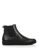 Christopher Kane Crocodile-effect Leather Boots