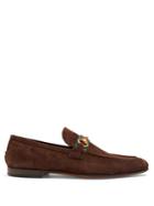 Gucci Elanor Suede Loafers