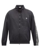 Mens Rtw Vetements - Logo-tape Zip-up Track Jacket - Mens - Black