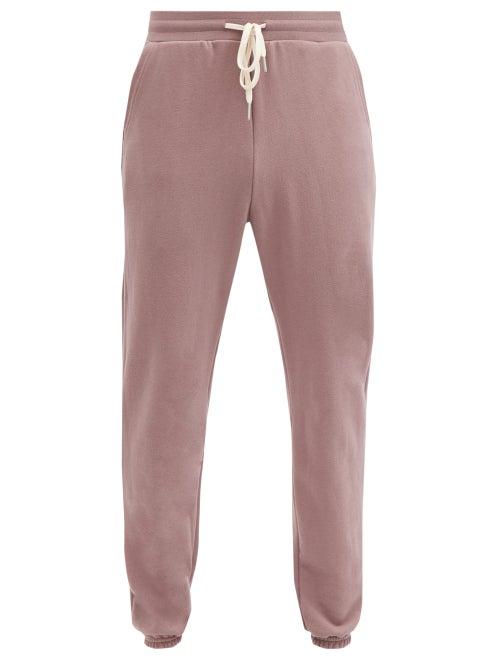 Matchesfashion.com John Elliott - La Cotton-terry Track Pants - Mens - Burgundy