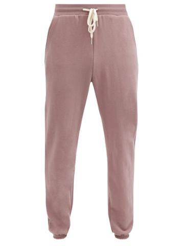 Matchesfashion.com John Elliott - La Cotton-terry Track Pants - Mens - Burgundy