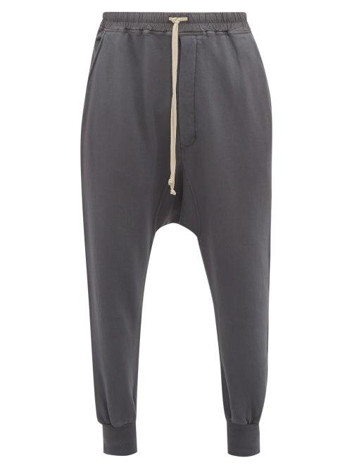 Matchesfashion.com Rick Owens Drkshdw - Prisoner Cotton Track Pants - Mens - Grey
