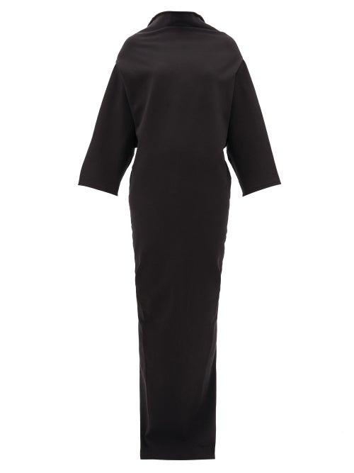 Matchesfashion.com Rick Owens Drkshdw - Pyramid Cotton-blend Cady Dress - Womens - Black