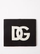 Dolce & Gabbana - Dg-logo Cashmere-blend Snood - Mens - Black White
