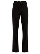 Matchesfashion.com Bottega Veneta - Wide Leg Wool Trousers - Womens - Black