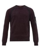 Matchesfashion.com C.p. Company - Lens Embellished Technical Fleece Sweatshirt - Mens - Dark Brown
