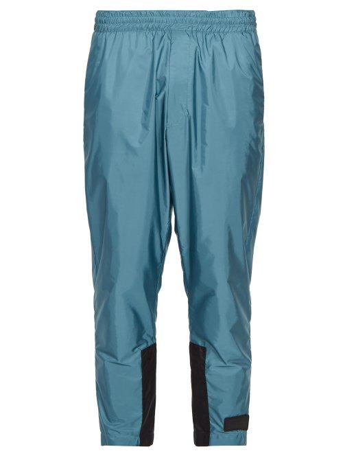Matchesfashion.com Prada - Nylon Track Pants - Mens - Blue Multi