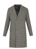 Lanvin Single-breasted Hound's-tooth Wool Coat