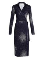 Diane Von Furstenberg Dot-print Silk-jersey Dress