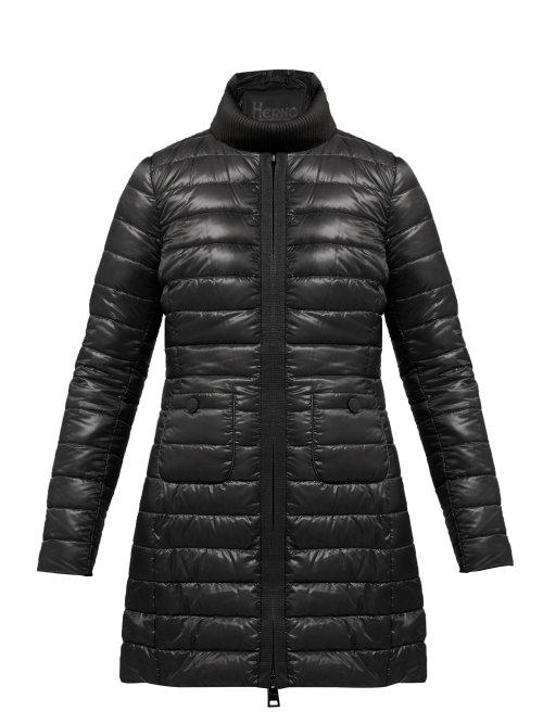 Matchesfashion.com Herno - Quilted Down Filled Jacket - Womens - Black