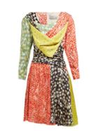 Matchesfashion.com Preen By Thornton Bregazzi - Adriana Floral Print Silk Blend Mini Dress - Womens - Multi