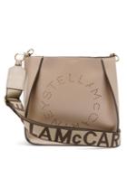 Matchesfashion.com Stella Mccartney - Perforated-logo Faux-leather Shoulder Bag - Womens - Light Purple