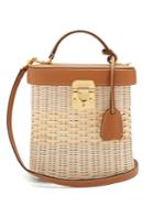 Mark Cross Benchley Raffia Basket Bag