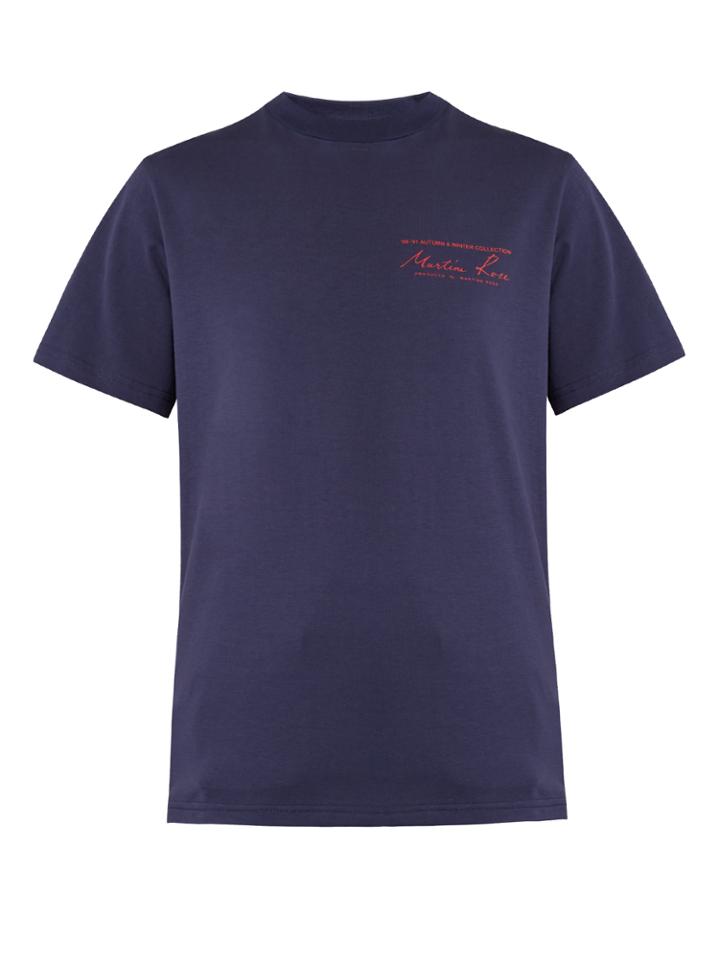 Martine Rose Logo-print Cotton-jersey T-shirt