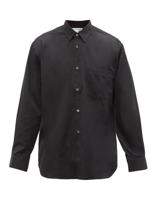 Comme Des Garons Shirt - Forever Cotton Shirt - Mens - Black
