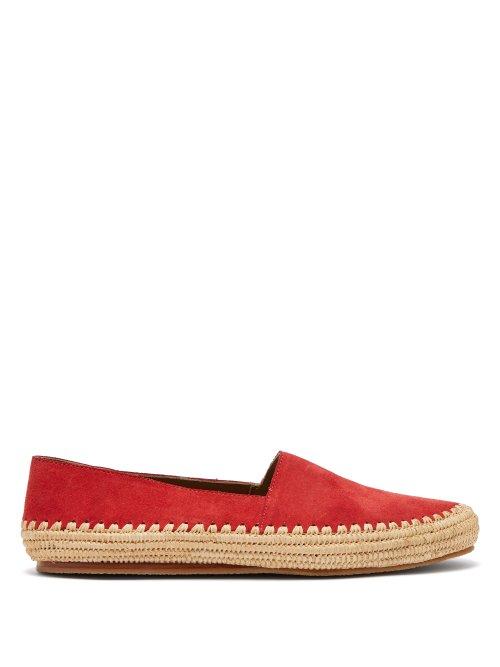 Matchesfashion.com Casablanca 1942 - Diego Suede Loafers - Mens - Red