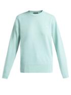 Matchesfashion.com Acne Studios - Nalon Face Wool Sweater - Womens - Light Green
