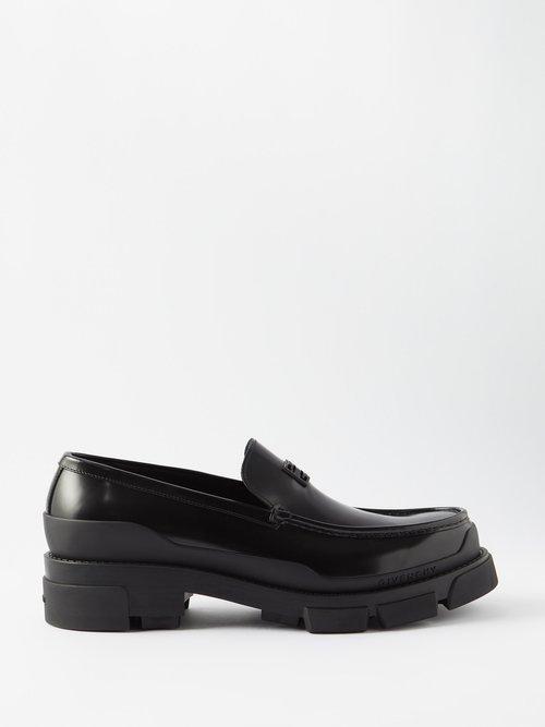 Givenchy - Terra Leather Loafers - Mens - Black