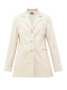 Matchesfashion.com Cheval Pampa - Borges Stretch-cotton Blazer - Womens - Beige