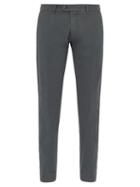 Matchesfashion.com J.w. Brine - James Cotton Chino Trousers - Mens - Dark Grey