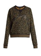 The Upside Leopard-print Camouflage Cotton Sweatshirt