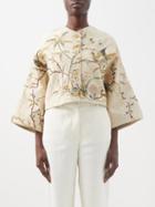 By Walid - Bella 19th-century Embroidered Silk Jacket - Womens - Red Multi