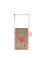 Matchesfashion.com Rosantica - Poker Caged Crystal-embellished Bag - Womens - Red Multi