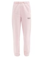 Matchesfashion.com Ganni - Software Recycled Cotton-blend Track Pants - Womens - Pink