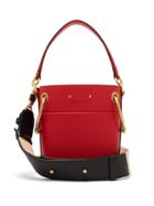 Matchesfashion.com Chlo - Roy Mini Leather Bucket Bag - Womens - Red