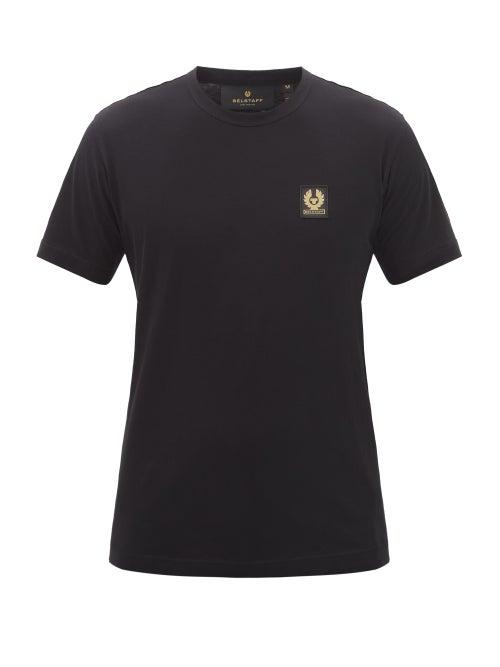 Belstaff - Logo-patch Cotton-jersey T-shirt - Mens - Black