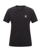 Belstaff - Logo-patch Cotton-jersey T-shirt - Mens - Black