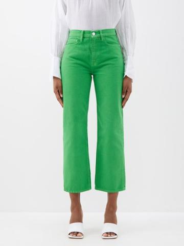 Frame - Le Jane Crop Jeans - Womens - Green