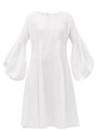 Matchesfashion.com Merlette - Arashiyama Cotton Poplin Dress - Womens - White