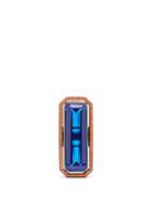 Matchesfashion.com Lynn Ban - Candy Cocktail Lab Sapphire & Rhodium Plated Ring - Womens - Blue