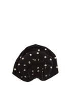 Matchesfashion.com Norma Kamali - Stud Embellished Fan Turban Hat - Womens - Black