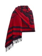 Alexander Mcqueen Rose Wool And Cashmere-blend Blanket Wrap