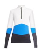 Matchesfashion.com Toni Sailer - Luna Half Zip Baselayer Top - Womens - Blue Multi