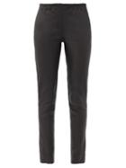 Matchesfashion.com Raey - Eco-tanned Leather Leggings - Womens - Black
