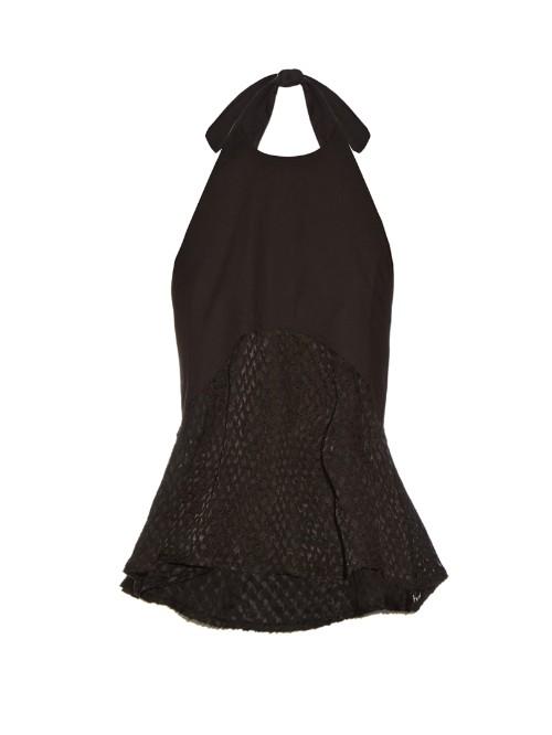 Cecilie Copenhagen Artesia Fil Coup Halterneck Top