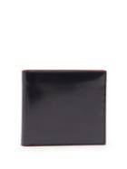 Matchesfashion.com Thom Browne - High Shine Bi Fold Leather Wallet - Mens - Navy