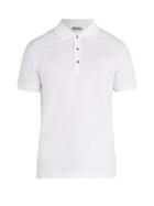 Matchesfashion.com Bottega Veneta - Logo Embroidered Polo Shirt - Mens - White