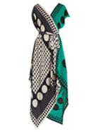 Diane Von Furstenberg Polka-dot Print Asymmetric Silk Wrap Dress