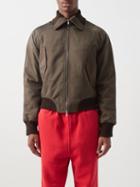 Stefan Cooke - Dancer-appliqu Nylon Bomber Jacket - Mens - Khaki