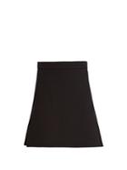 Raey Split-side Wool-blend Twill A-line Skirt