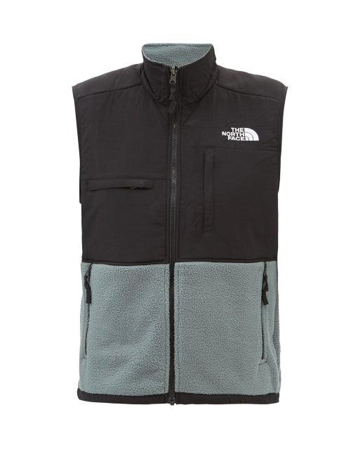 The North Face - Denali Recycled-fibre Fleece And Nylon Gilet - Womens - Green Multi