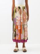 Weekend Max Mara - Eritrea Skirt - Womens - Pink Print