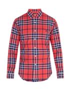 Matchesfashion.com Polo Ralph Lauren - Oxford Checked Shirt - Mens - Red Multi
