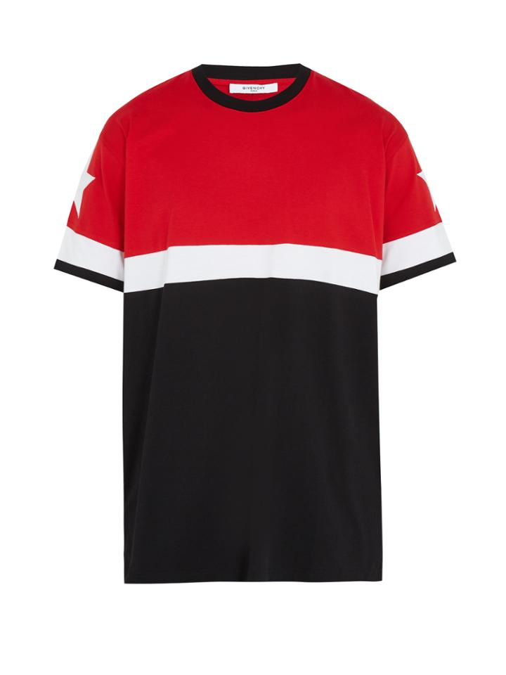 Givenchy Columbian-fit Star-embroidered T-shirt
