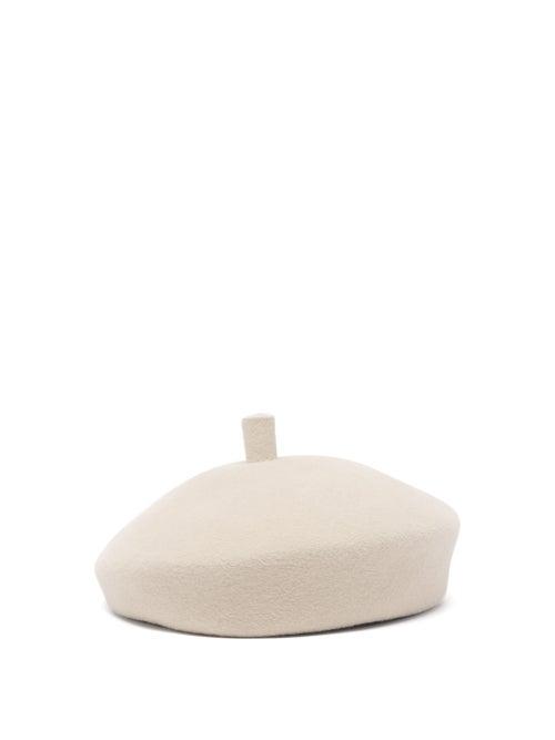 Matchesfashion.com Lola Hats - Frenchy Felt Beret - Womens - Beige