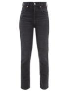 Citizens Of Humanity - Charlotte High-rise Cropped Straight-leg Jeans - Womens - Dark Denim